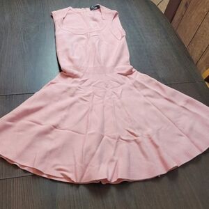 Etiquette Soft Pink Sleeveless Knit Mini Dress Small